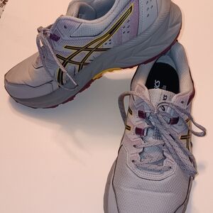 Asics Gel-Venture 9 Shoes/Sneakers (1012B314) Preowned Gray/Purple Women's Sz10W